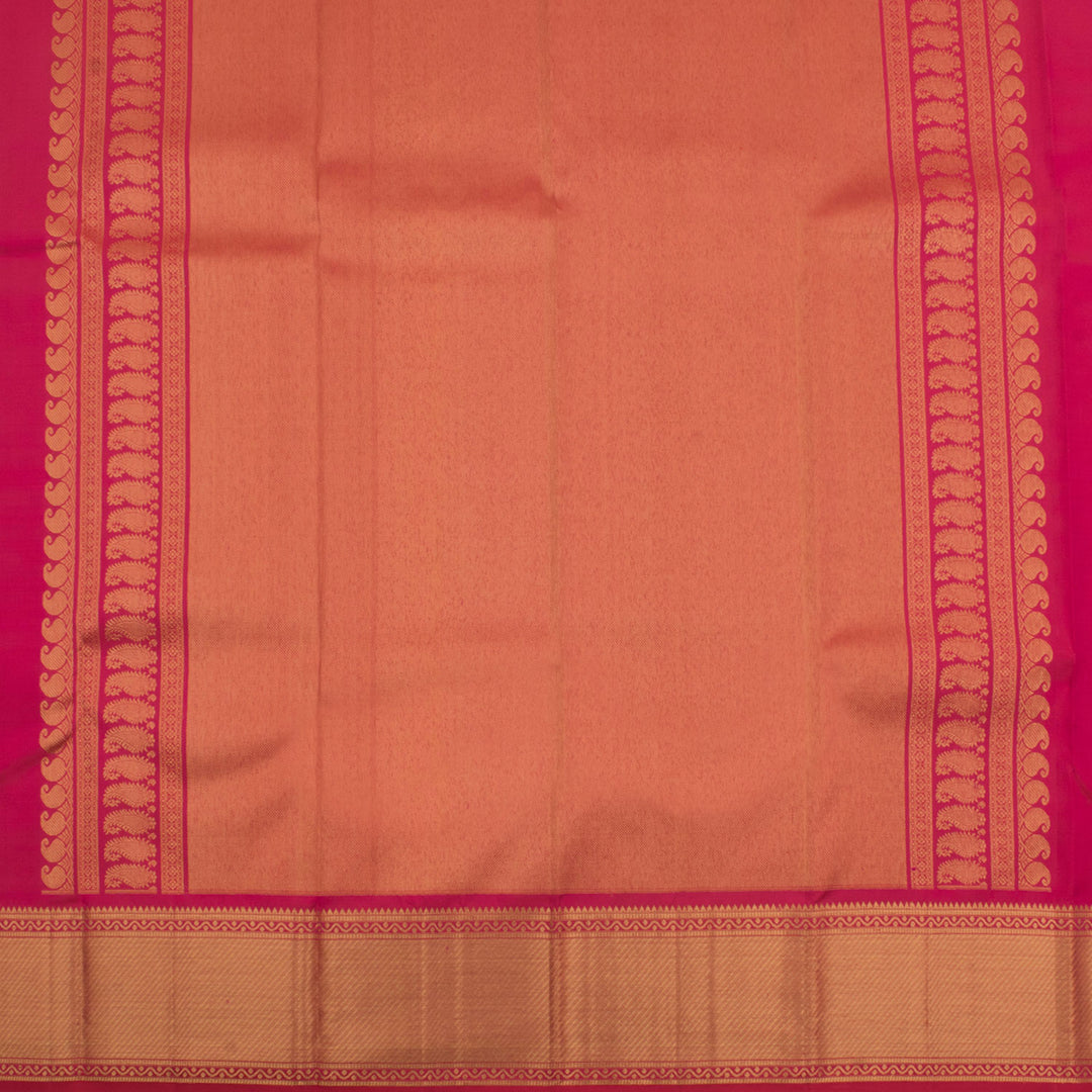 Handloom Pure Zari Jacquard Kanjivaram Silk Saree 10056063