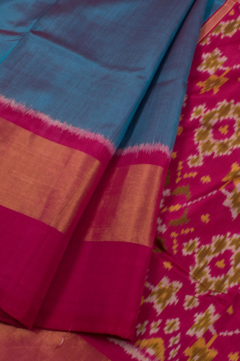SWORNOF Katan Silk Saree With Beautiful Pure Zari Weaving With Rich Pallu  with Unstitched Blouse Piece (FIROZY) : Amazon.in: Fashion