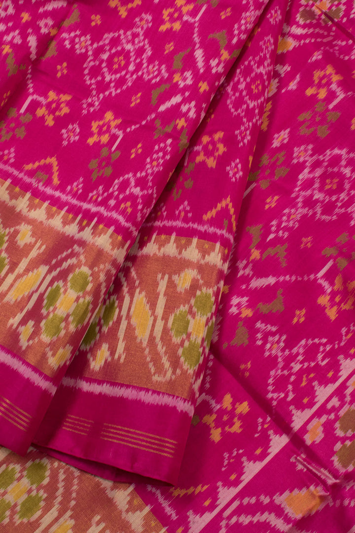 Handloom Patola Ikat Silk Saree 10059146