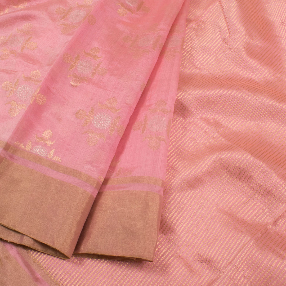 Handloom Chanderi Silk Saree 10055341