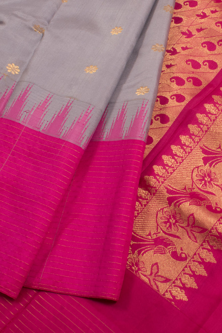 Handloom Gadwal Kuttu Silk Saree 10058751