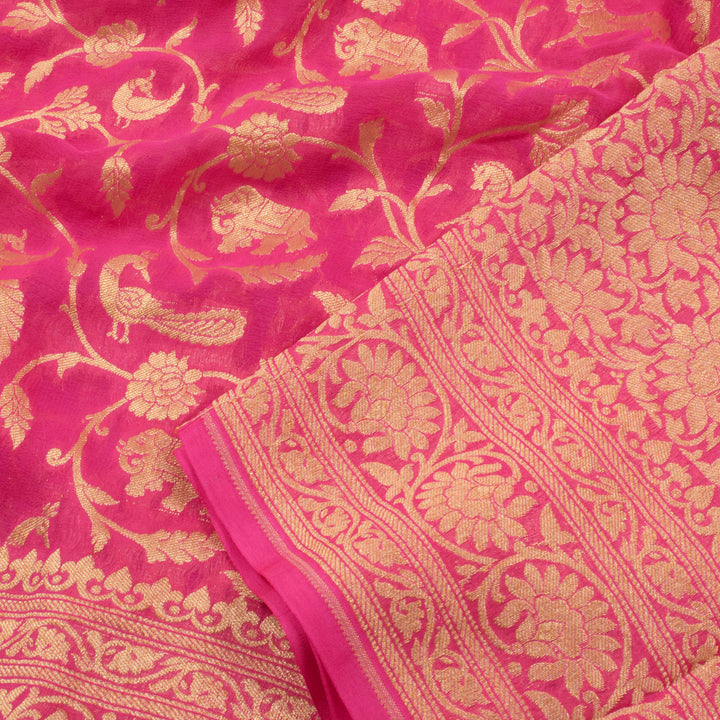 Handloom Banarasi Katrua Georgette Saree 10054006