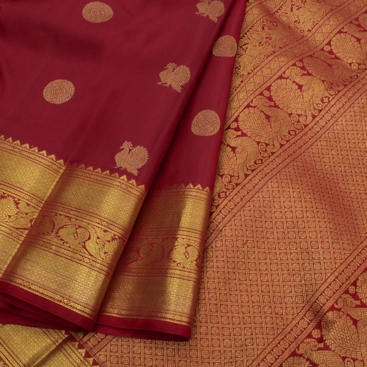 Pure Zari Bridal Kanjivaram Silk Saree 10055561