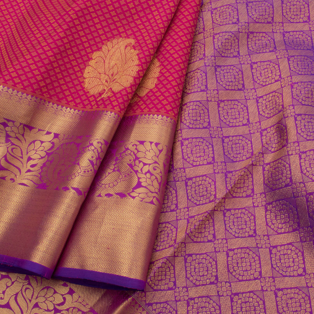 Kanjivaram Pure Silk Jacquard Saree 10054557