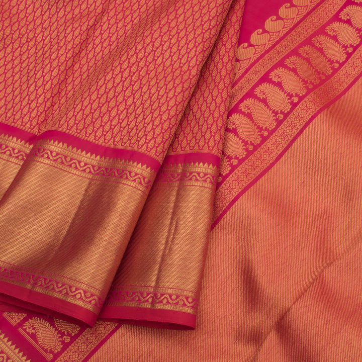 Handloom Pure Zari Jacquard Kanjivaram Silk Saree 10056063