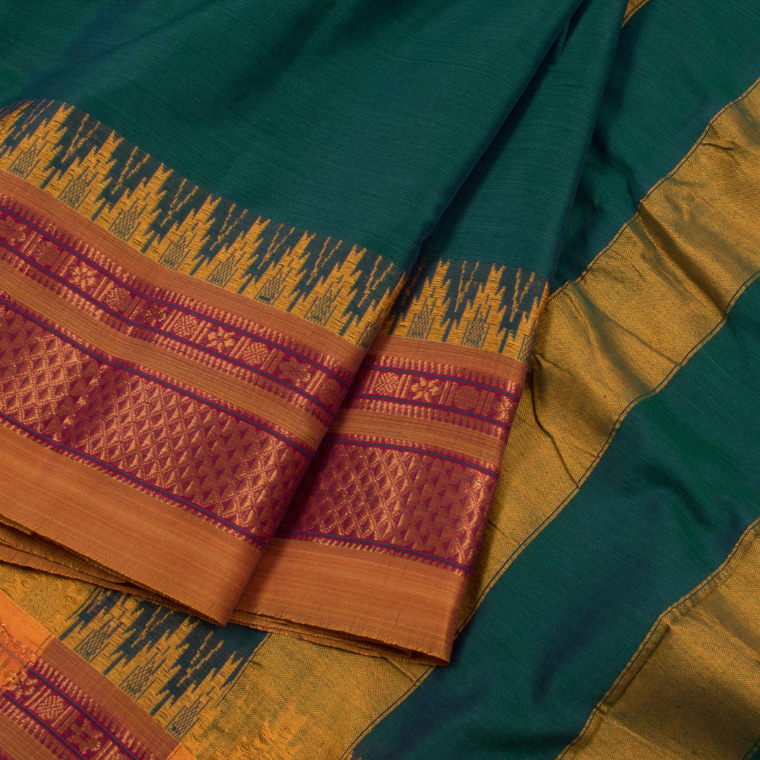 Handwoven Narayanpet Cotton Saree 10055595