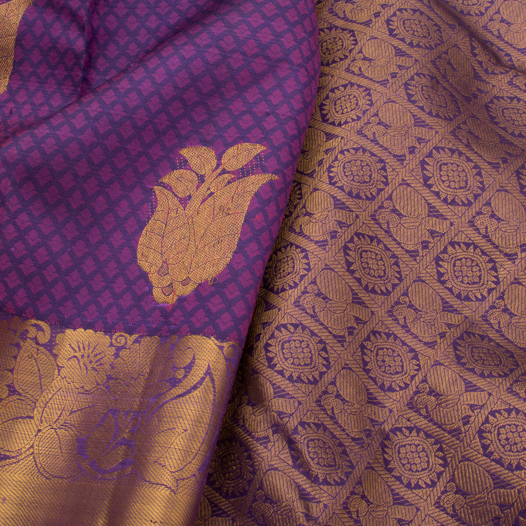 Kanjivaram Pure Silk Jacquard Saree 10054563