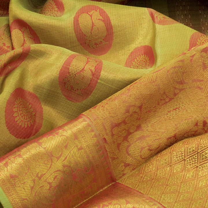 Kanjivaram Pure Zari Silk Saree 10030658