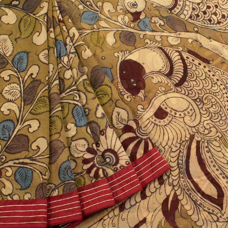 Kalamkari Georgette Sarees - Women Clothing Store - Resonable priced