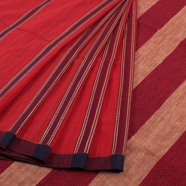 Handloom Bengal Cotton Saree 10035203 – Avishya.com