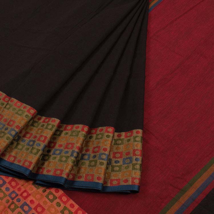 Khadi Silk Cotton Saree With Blouse Piece