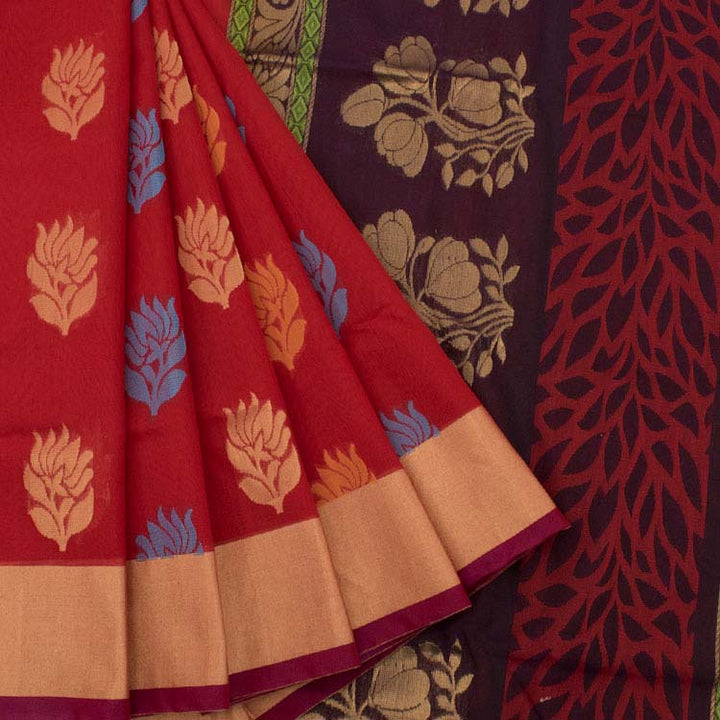 Handloom Kanchi Silk Cotton Saree 10040048