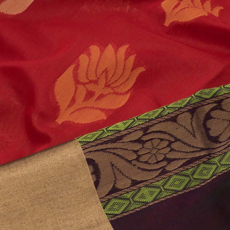 Handloom Kanchi Silk Cotton Saree 10040048