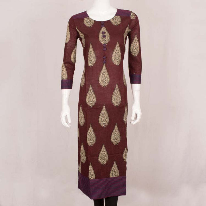 Hand Block Printed Cotton Kurta 10037304