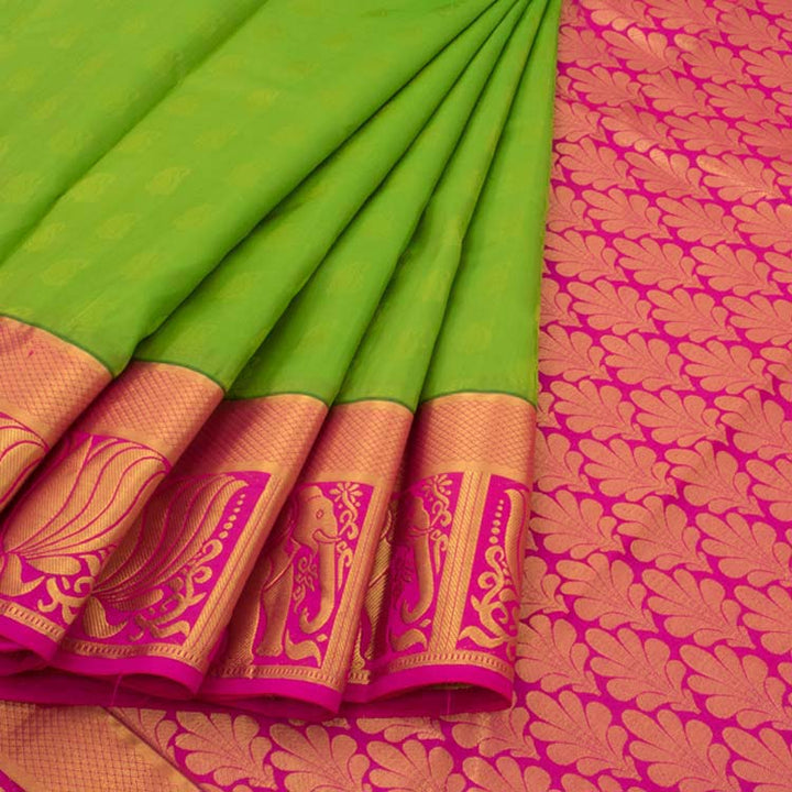 Kanjivaram Pure Silk Jacquard Saree 10043642