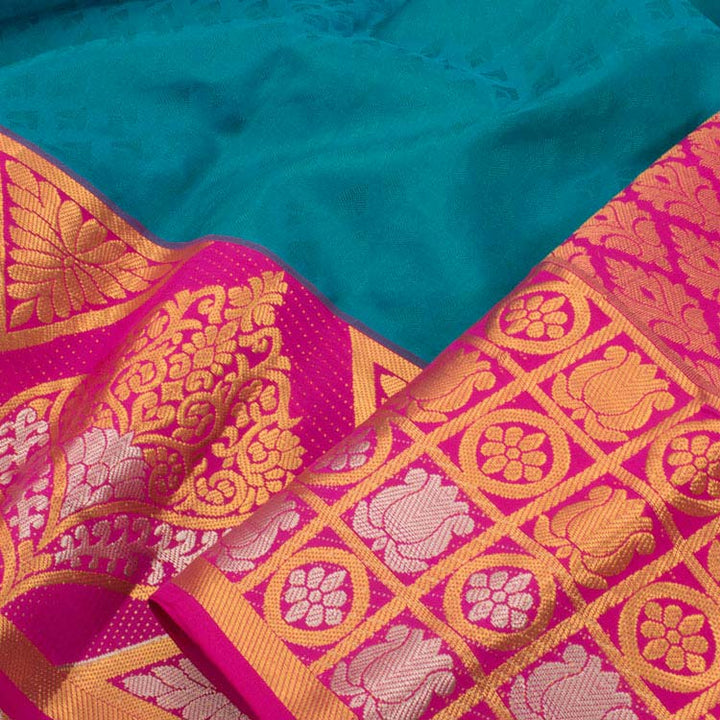 Kanjivaram Pure Silk Jacquard Saree 10043652