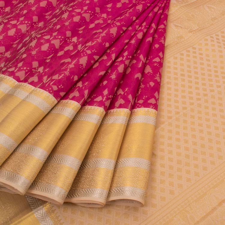 Kanjivaram Pure Silk Jacquard Saree 10047250